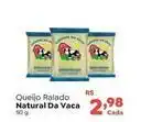 Novo Atacarejo Natural da vaca - queijo ralado oferta