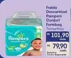 Superpão Pampers - fralda descartável confort fortebag oferta