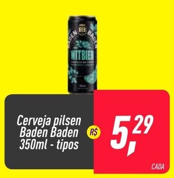 Frangolândia Cerveja pilsen Baden Baden 350ml tipos oferta