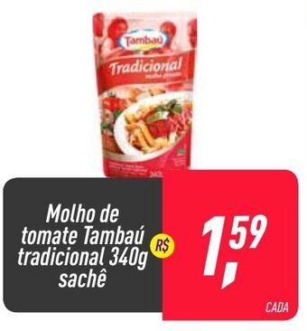 Frangolândia Molho de Tomate Tambau tradicional 340g sache oferta