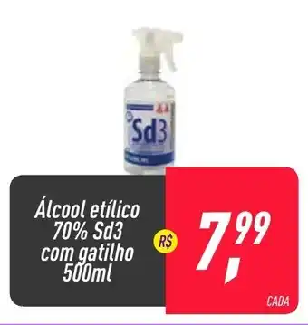 Alcool Etilico 70% Sd3 com gatilho 500ml