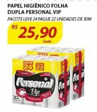 Assaí Atacadista Papel Higienico Folha Dupla Personal VIP oferta