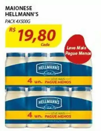 Assaí Atacadista Maionese Hellmann's 4x500g oferta
