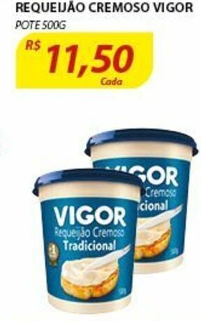 Assaí Atacadista Requeijao Cremoso Vigor 500g oferta