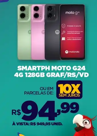 DB Supermercados SMARTPH MOTO G24 4G 128GB GRAF/RS/VD oferta