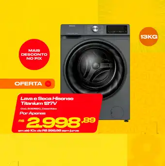 Lava e Seca Hisense Titanium 127V