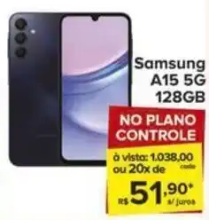 Carrefour Samsung A15 5G 128GB oferta