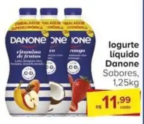 Carrefour logurte Líquido Danone Sabores, 1,25kg oferta