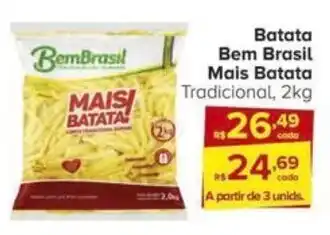 Carrefour Batata Bem Brasil Mais Batata Tradicional, 2kg oferta