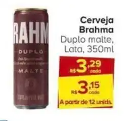 Carrefour Cerveja Brahma Duplo malte, Lata, 350ml oferta