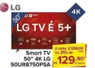 Carrefour Smart TV 50" 4K LG oferta