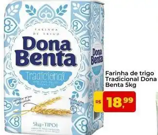 Tonin Superatacado Dona benta - farinha de trigo tradicional oferta