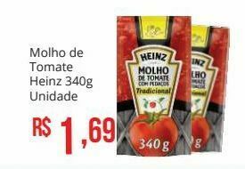 Mart Minas Molho de tomate heinz 340g oferta