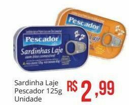 Sardinha laje pescador 125g