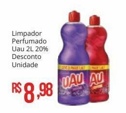 Mart Minas Limpador perfumado uau 2l oferta