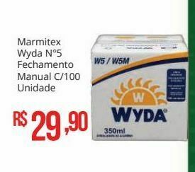 Marmitex wyda n°5 fechamento manual c/100