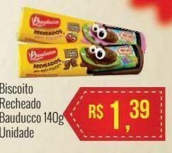 Mart Minas Biscoito recheado bauducco 140g oferta