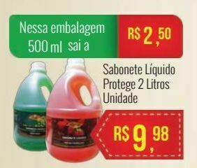 Mart Minas Sabonete líquido protege 2 litros oferta