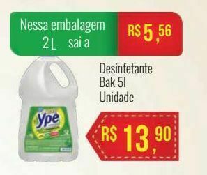Mart Minas Desinfetante bak 5l oferta