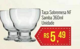 Taça sobremesa nf samba 360ml