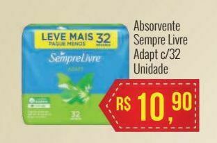 Mart Minas Absorvente sempre livre adapt c/32 oferta