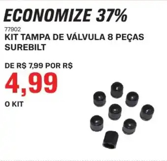 KIT TAMPA DE VÁLVULA 8 PEÇAS SUREBILT