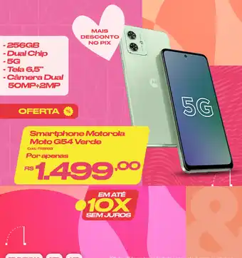 Casa e Vídeo Smartphone Motorola Moto G54 Verde oferta