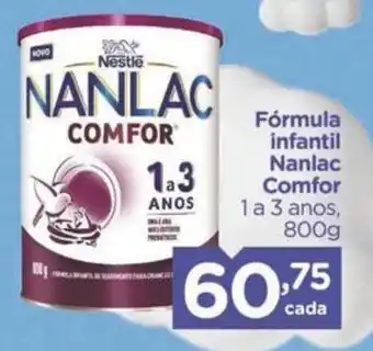 Carrefour Fórmula infantil Nanlac Comfor 1 a 3 anos, 800g oferta