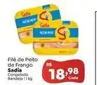 Novo Atacarejo Sadia - file de peito de frango oferta