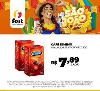 Fort Atacadista CAFÉ KIMIMO TRADICIONAL VÁCUO PC 250G oferta