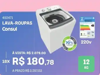 Lojas Certel LAVA-ROUPAS Consul oferta