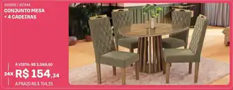 Lojas Certel CONJUNTO MESA +4 CADEIRAS oferta