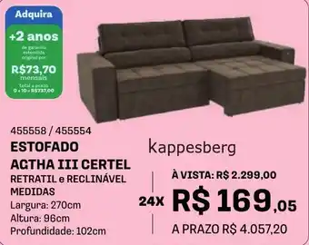 Lojas Certel ESTOFADO AGTHA III CERTEL oferta