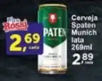 Rossi Supermercado Cerveja Spaten Munich lata 269ml oferta