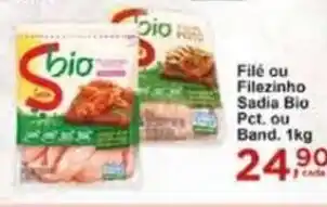 Rossi Supermercado Filé ou Filezinho Sadia Bio Pct. ou Band. 1kg oferta