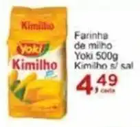 Rossi Supermercado Farinha de milho Yoki 500g Kimilho s sal oferta