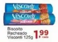 Rossi Supermercado Biscoito Recheado Visconti 125g oferta