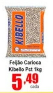 Higa's Supermercado Feijao Carioca Kibello 1kg oferta