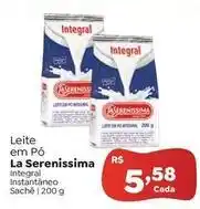 Novo Atacarejo La serenissima - leite em pó oferta