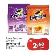 Bem-te-vi - lava roupas em pó