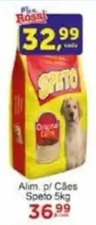 Rossi Supermercado Alim. p/ Cães Speto 5kg oferta