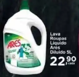 Rossi Supermercado Lava Roupas Liquido Ares Diluido 5L oferta