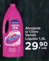 Rossi Supermercado Alvejante s/ Cloro Vanish Líquido 1,5L oferta