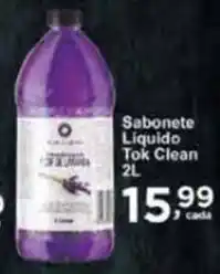 Rossi Supermercado Sabonete Liquido Tok Clean 2L oferta
