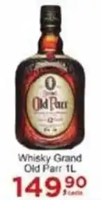 Rossi Supermercado Whisky Grand Old Parr 1L oferta