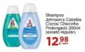 Rossi Supermercado Shampoo Johnson's Cabelos Claros/ Cheirinho Prolongado 200ml (exceto regular) oferta