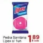 Rossi Supermercado Pedra Sanitária Lipex c/ 1un oferta