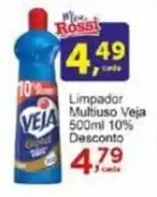 Rossi Supermercado Limpador Multiuso Veja 500ml 10% Desconto oferta