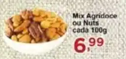 Mix Agridoce ou Nuts cada 100g