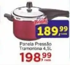 Rossi Supermercado Panela Pressão Tramontina 4,5L oferta